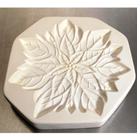 Poisettia Casting Mould - 22.2 cm x 22.8 cm